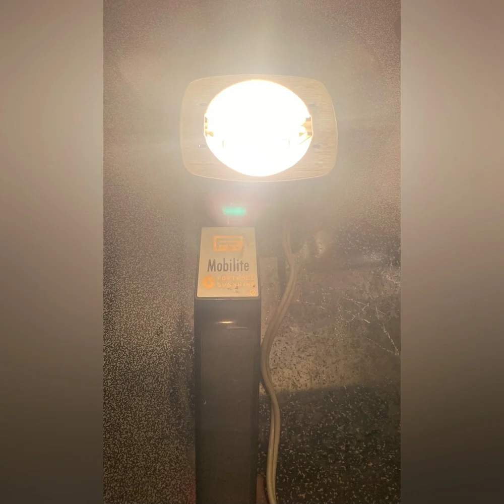 Vintage Flex Mobilite Portable Sunshine Camera Movie Lighting System Works